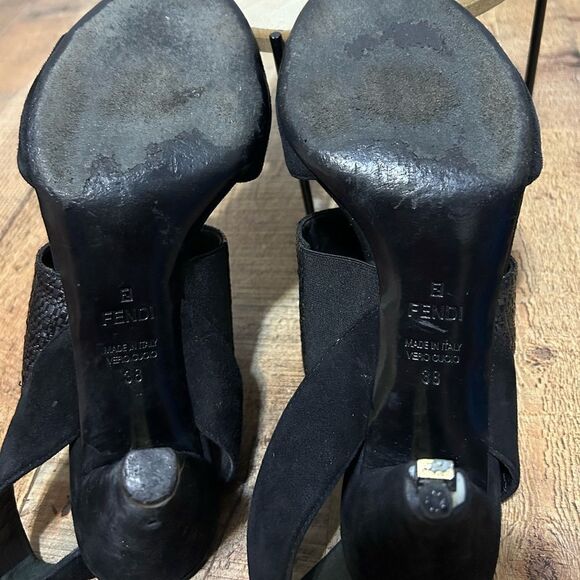Fendi black pumps size 38 - Picture 6 of 16